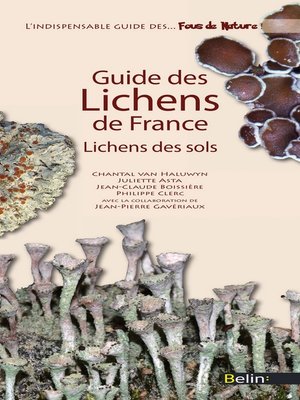 cover image of Guide des lichens de France &#8211; Lichens des sols
